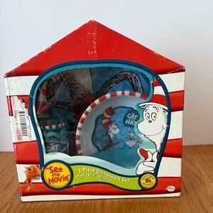 Dr. Seuss Red and Blue Kids Dinnerware Set